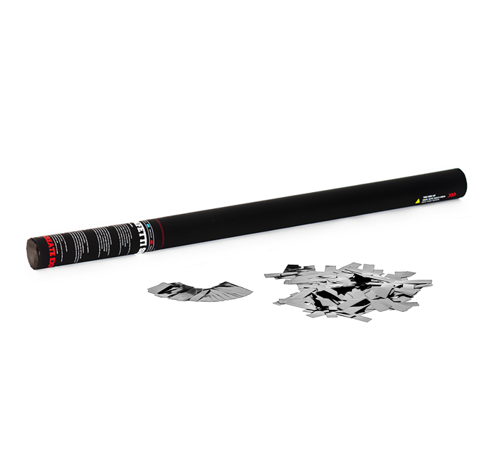 TCM FX - Kézi működtetésű Konfetti Ágyú 80cm - Silver